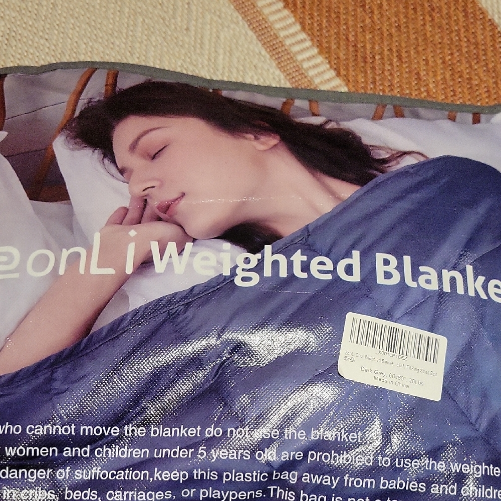 Cozy Weighted Blanket - Deep Blue